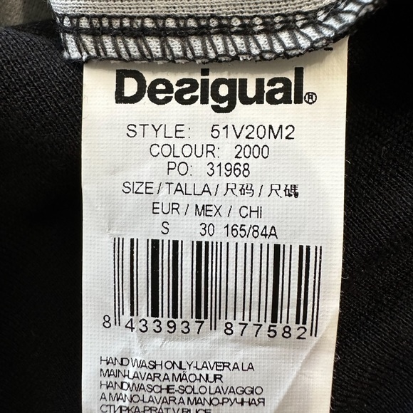 Desigual, Short Sleeve Dress, Size XS - Picture 9 of 9